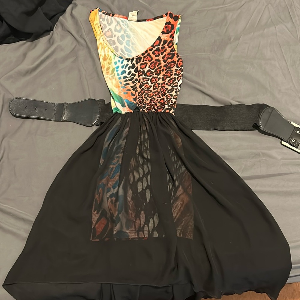 Sexy colourful dress